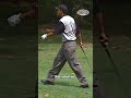 Just filthy from the waste bunker. Tiger executes the hit and run perfectly at Harbour Town, 1999.