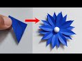 Easy paper flower  flower making with paper  beautiful paper flower making craft  diy flower