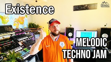 Melodic Techno Livejam feat. synths & pedals - "Existence"