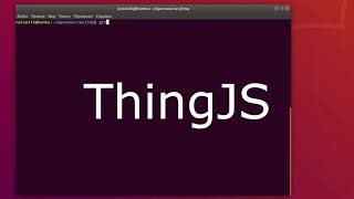 ThingJS IoT platform