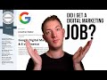 I tried to get a new job  google digital marketing  ecommerce professional certificate review