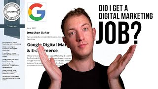 I TRIED TO GET A NEW JOB? | Google Digital Marketing & ECommerce Professional Certificate Review