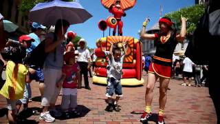 20090709 YY & LL 勁舞 @ HK Disneyland Stitch Summer Dance-Off