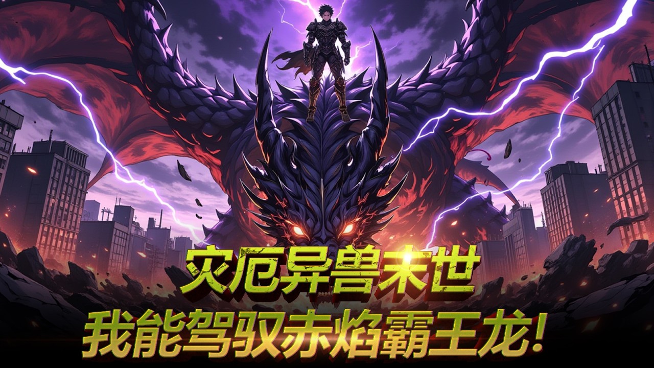 灾厄异兽末世，我能驾驭赤焰霸王龙！黑暗维度降临，林霄执掌恐龙岛！三角龙化狂雷、霸王龙变赤焰、南方巨兽龙成黑暗凯渊！携三大究极神兽横扫废土，放话“只要有我在，没人敢装逼”！