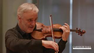 Violin Master Class with Rainer Honeck: Lalo’s Symphonie Espagnole