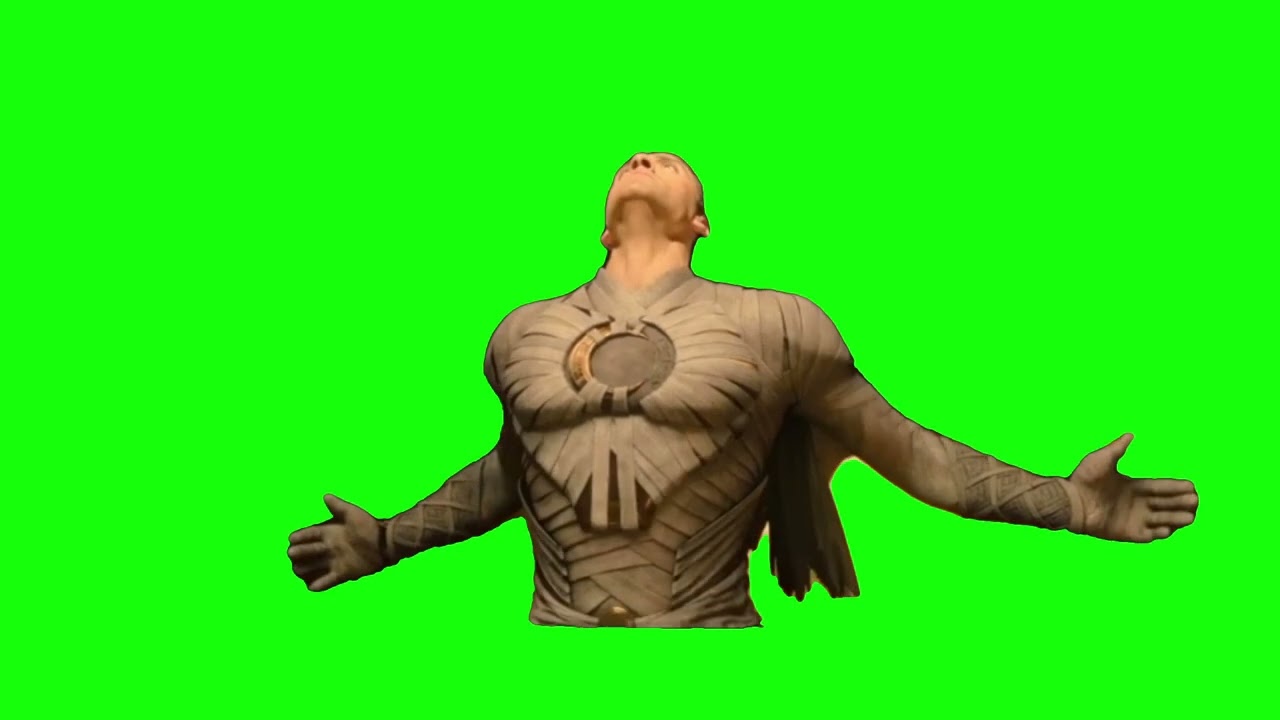 Moon Knight Transformation Scene Green Screen