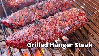 Grilled Hanger Steaks | Recipe for Grilling Hanger Steaks on Grilla Kong