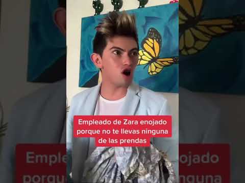 Empleado de Zara se enoja porque no te llevas ninguna de las prendas