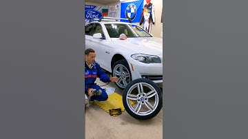 BMW ⚠️ Uneven Tire  Wear #bmw #shorts #viral #symptoms #video #fix #howtofix #fyp #tire #uneven