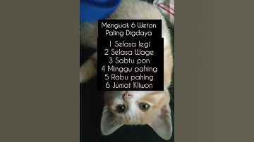 Menguak 6 Weton Paling Digdaya #shorts