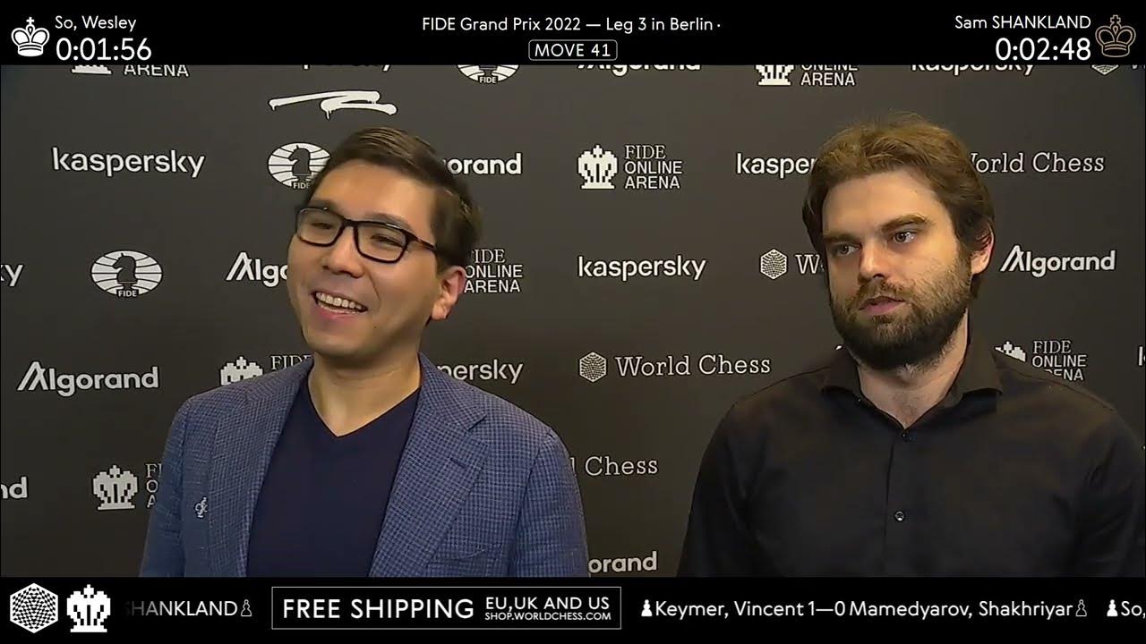 Congratulations to Hikaru! — Wesley So and Sam Shankland