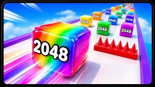 Jelly cube run 2048 #mathgames 