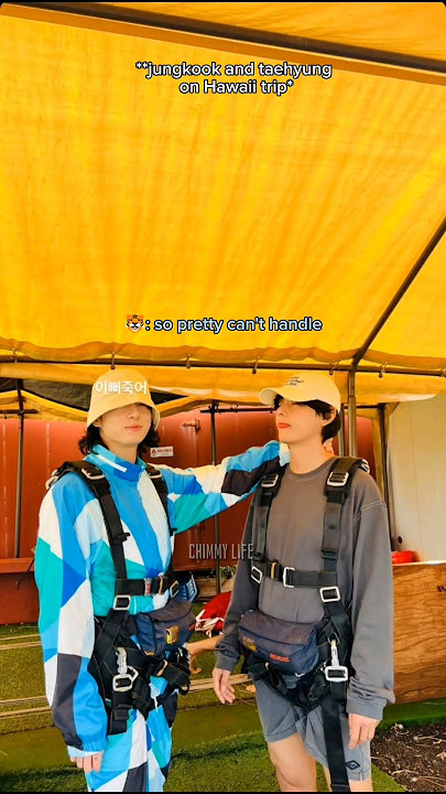 jungkook and taehyung on Hawaii trip 👑 #bangtan #v #taehyung #jungkook #jk