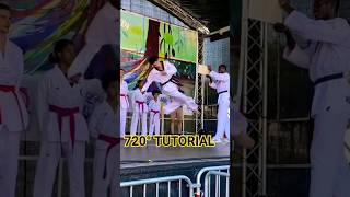720° KICK TUTORIAL  IN 4 STEPS #kicktutorial #taekwondo  #martialarts #720 #720kick #540