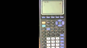 Math 7: 5.8c Fraction Key on TI 83+