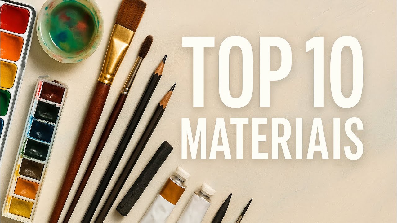 Top10 Materiais Artísticos - Vou te Coutar