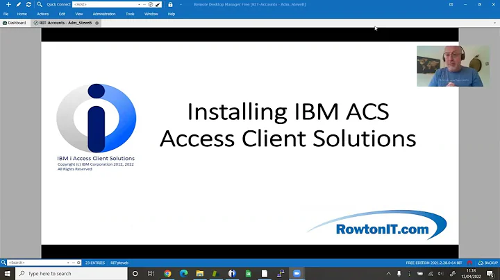 Installing IBM ACS - Access Client Solutions