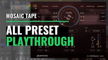 HeavyOCity Mosaic Tape All Preset Demo