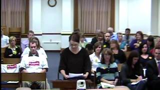 Special School Board Meeting from Monday September 24, 2012