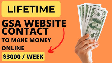 GSA Website Contact Advanced Tutorial to Make Money Online 2023 | Bulk Email Marketing Software