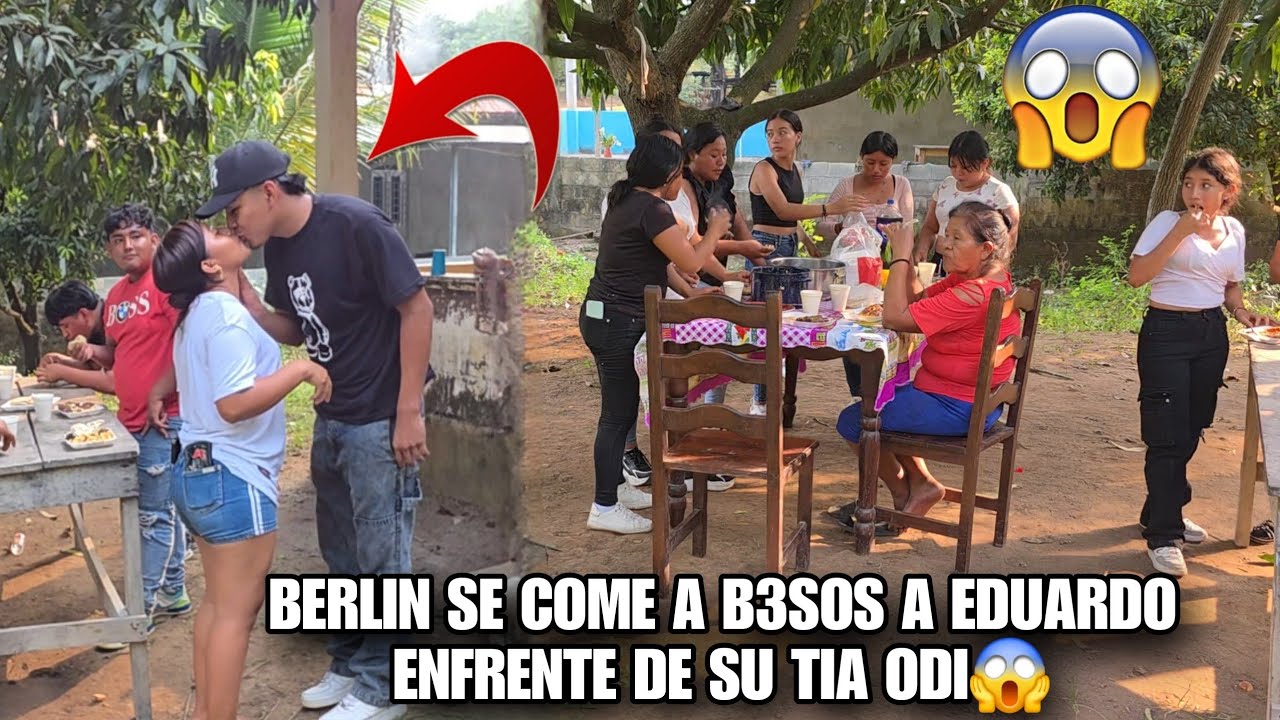 BERLIN Muy Enamorada Bes0 A EDUARDO Frente A Todos😍Asi Atendió A Su Marido Delante De Su Tia ODI😱
