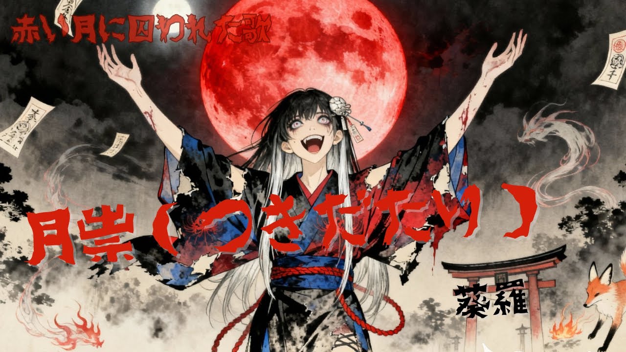 【和ロック×呪術RAP】月祟（つきだたり） – 葵羅 | Japanese Folk Rock × Dark J-Rap