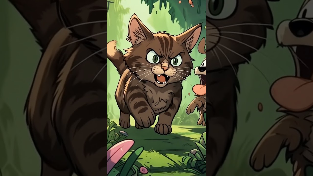 Hard working cat and mischievous Dog 