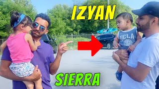 SIERRA MET iZYAN FOR THE FIRST TIME