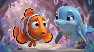 🐬 The Lost Magic Pearl 🌈 | Baby Dolphin’s Underwater Adventure | Cute Kids Animation #Shorts