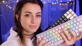 ASMR | 3 Mechanical Keyboards Typing Test + Bonus Triggers