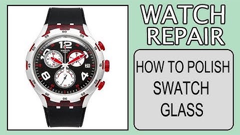 How to Remove Scratches from swatch watch crystal