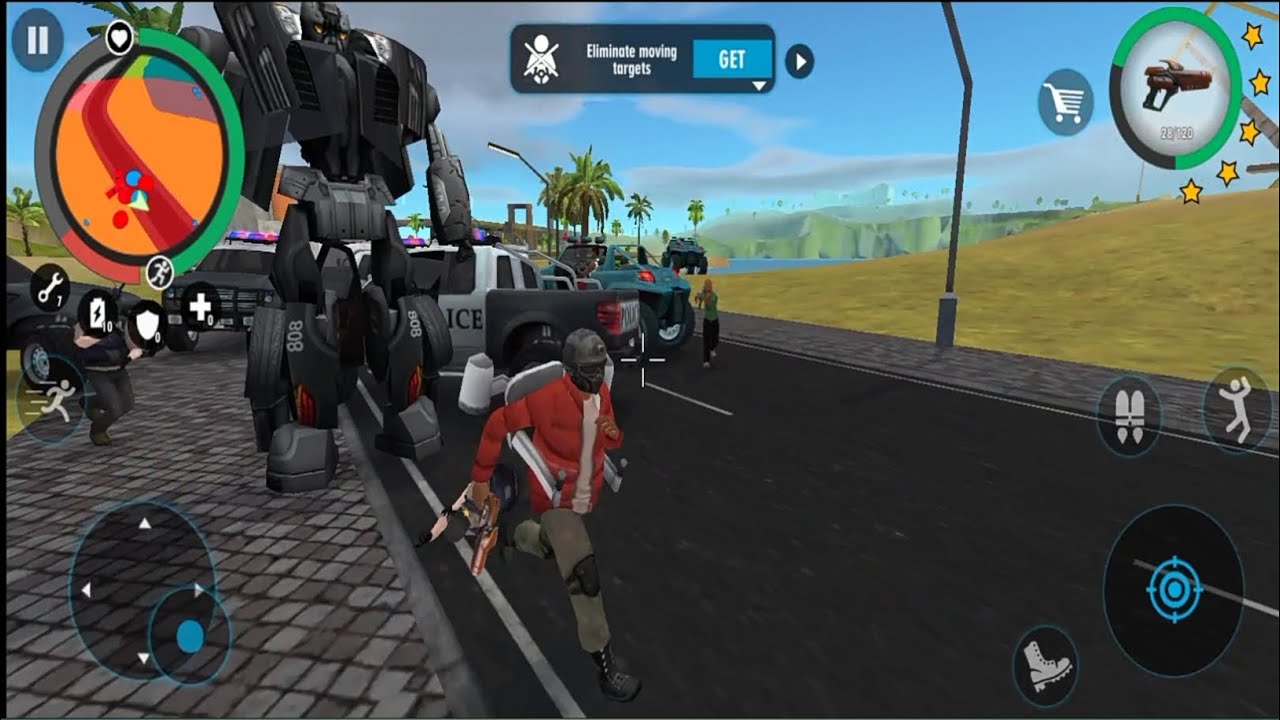 Real Gangster Crime Naxeex Action & RPG Games  Walkthrough Robot -Gameplay