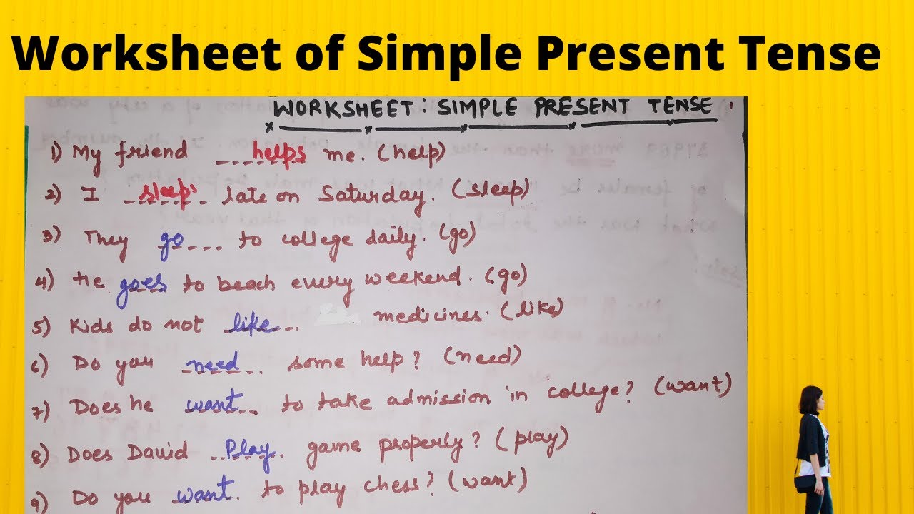 worksheet-for-simple-present-tense-englishworksheet-simplepresenttense-class1worksheet-kanpur
