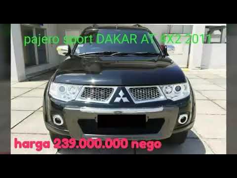 pajero sport  dakar 4x2 bekas  harga dibawah  300  juta  YouTube