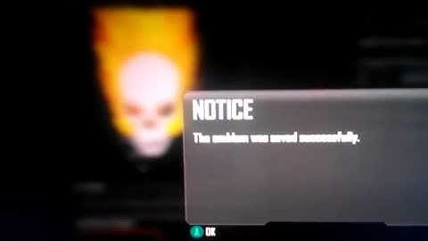 Black Ops 2 Ghost Rider Emblem Tutorial