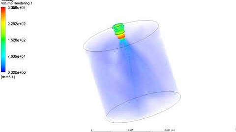 CFD simulation and Post processing of Atomizer; Cold case study  #Atomizer