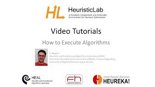 How to Execute Algorithms in HeuristicLab