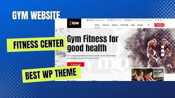 Create Fitness Center Website | BMI, Appointment, Shop Gym Theme | Gymo WordPress Theme