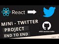 Creating database on apex oracle | Mini Twitter using React JS - 2