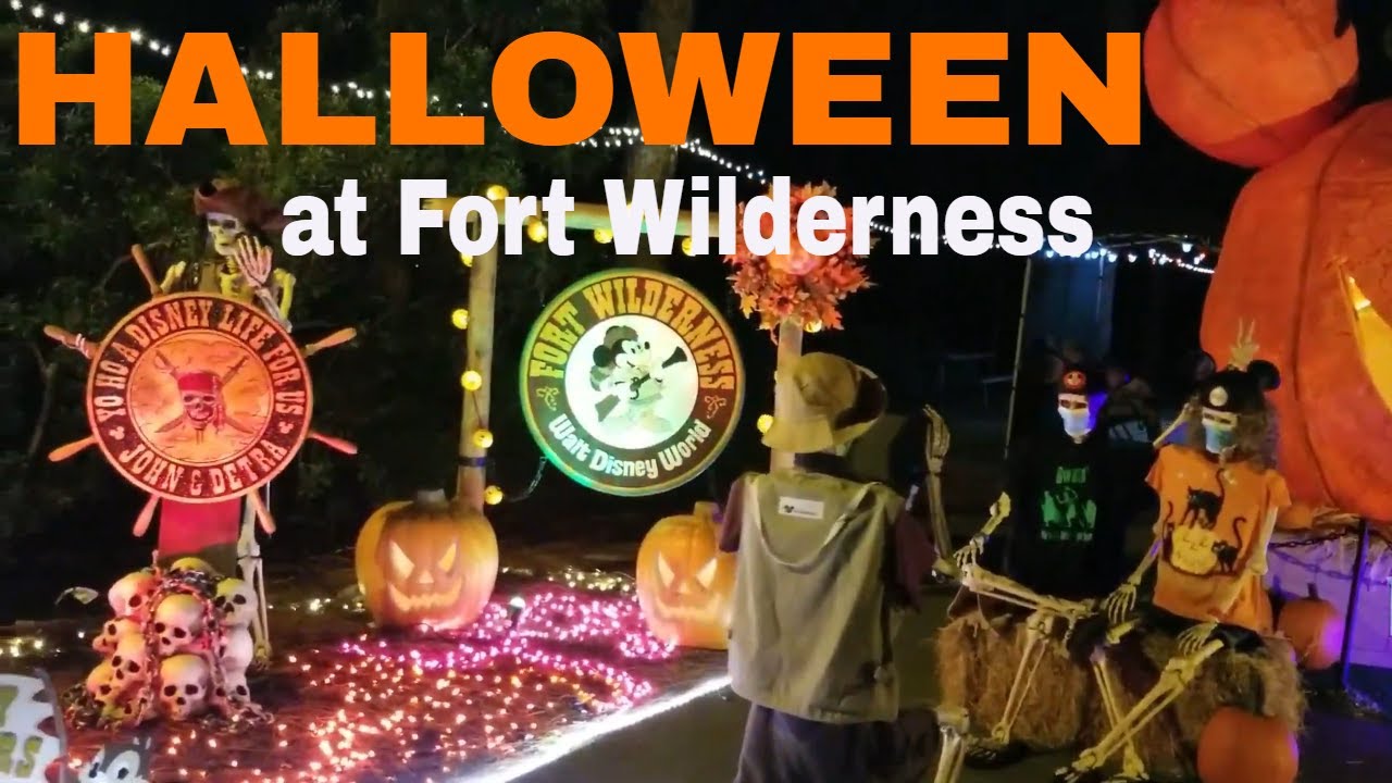Disney's Fort Wilderness Campground Halloween Decorations 2020 Walt Disney World YouTube