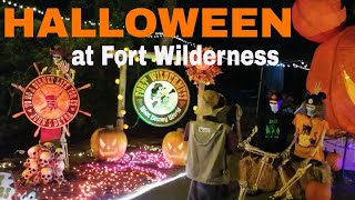 Disney's Fort Wilderness Campground  Halloween Decorations 2020 - Walt Disney World