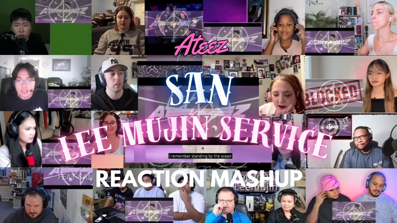ATEEZ (에이티즈) SAN ON LEE MUJIN SERVICE REACTION MASHUP