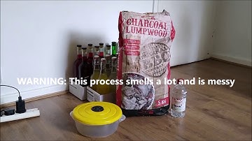 How to make Activated Carbon Quick easy way. Filtering. How to make moonshine at home brew UK