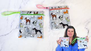 DIY Wet Bag // Sewing pattern in 3 sizes // How to Sew a Wet Bag