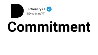 Commitment Meaning In Urdu 