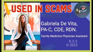 Gabriela De Vita images are used in scams