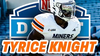 UTEP LB Tyrice Knight Interview | 2024 NFL Draft Prospect