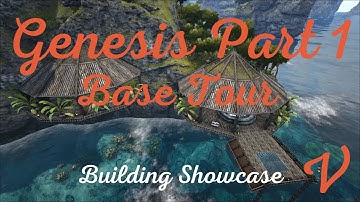 Genesis Part 1 Base Tour Building Showcase | ARK: Survival Evolved [Genesis Part 1]
