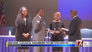 Fayetteville mayor, council members are sworn in