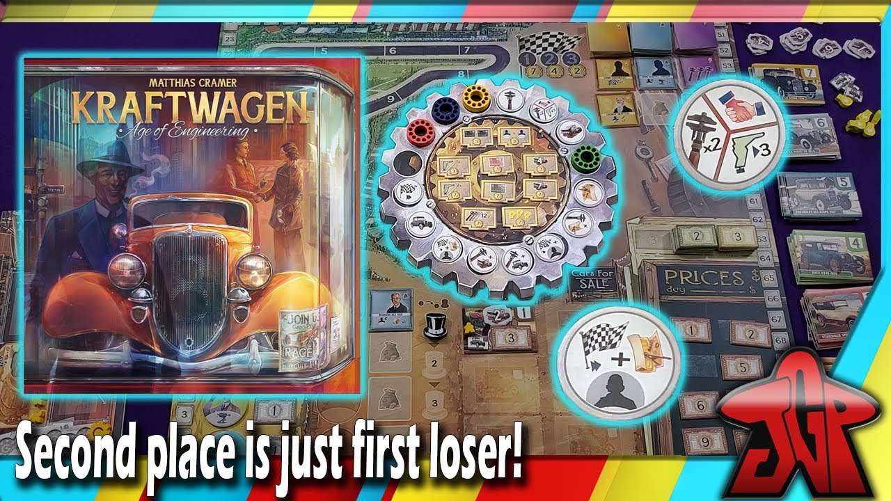 Jeu De Société Kraftwagen Fr Super Meeple - Gestion Pour 2 à 4 Joueurs Dès 12 Ans - NEUF